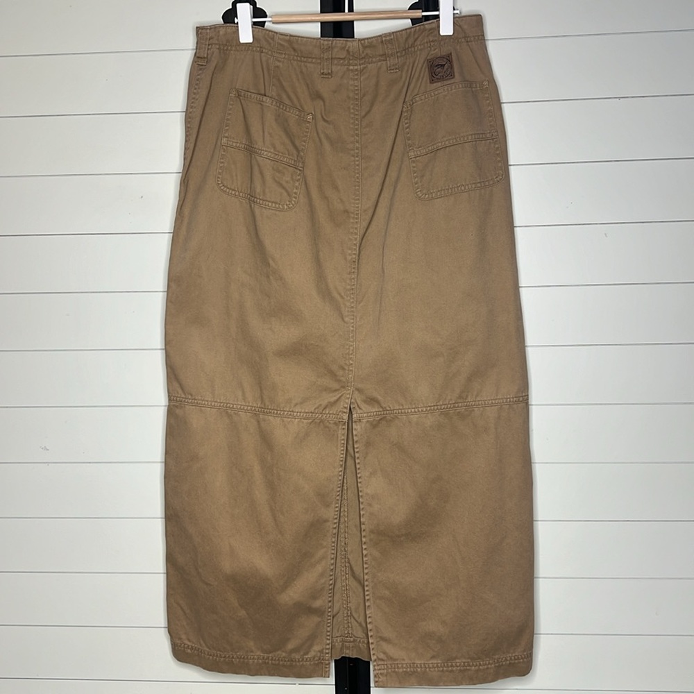 Lauren Ralph Lauren khaki long skirt size 10 - Picture 3 of 4